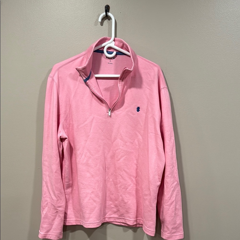 Pink Quarter-Zip Pullover